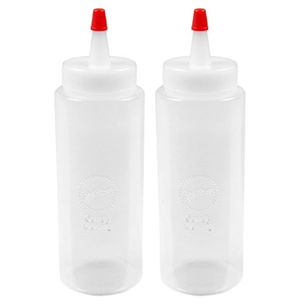 Wilton Mini Squeeze Bottles - These Small Squeeze Bottles Are Ideal for Portioning Out Sauces and Condiments, 6 oz., 2-Piece, Plastic