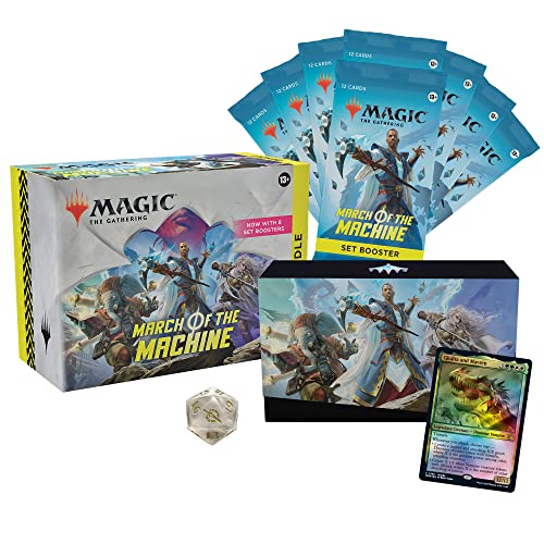 Magic: The Gathering March of the Machine Bundle, 8 Set Boosters and Accessories
