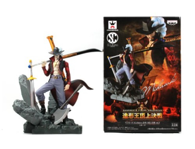 Banpresto One Piece 48057 Colosseum SCultures: Dracule Mihawk Figure, Volume #2