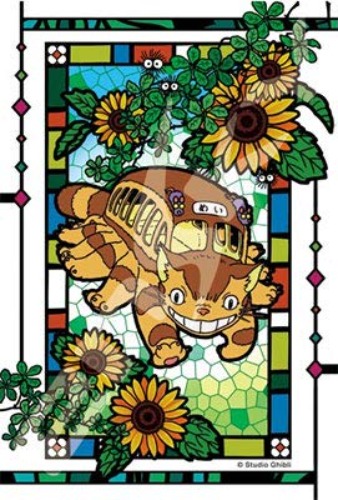 126 pieces Jigsaw puzzle Surrounded by My Neighbor Totoro sunflower 【Art Crystal Jigsaw】 (10 x 14.7 cm)