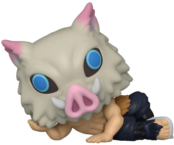 Funko POP! Animation #1090 Demon Slayer Inosuke Hashibira Lounging in Mask Vinyl Figure - BoxLunch Exclusive