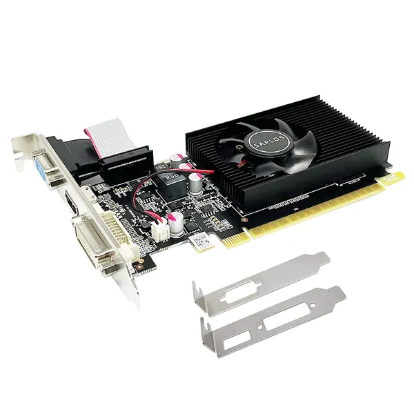 NVIDIA GT 710 Low Profile Graphics Card,2GB,DRR3,64-bit,VGA,HDMI,DVI,Desktop Video Card for PC,PCI Express x8, HDCP Support,DirectX 12,Computer GPU
