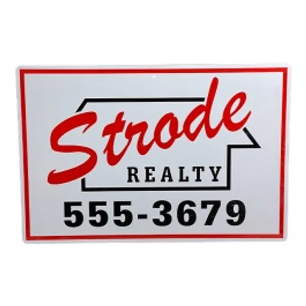 Halloween 1978 - Strode Realty Metal Sign