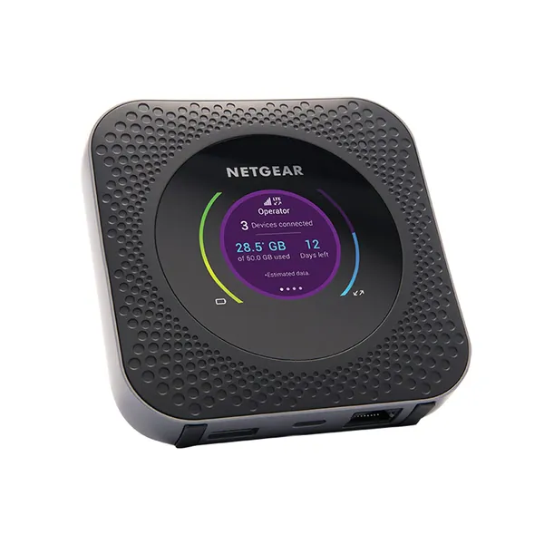 NETGEAR Nighthawk M1 4G LTE WiFi Mobile Router (MR1100-100NAS) – Up to 1Gbps Speed | Works Best with AT&T and T-Mobile | Connects Up to 20 Devices | Secure Wireless Network Anywhere - M1 4G Mobile Hotspot