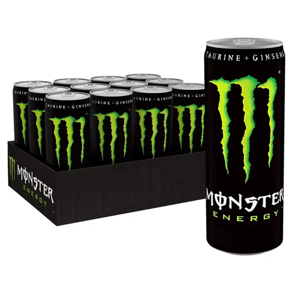 Monster Energy Drink Can - 355ml - Original (12 Pack)