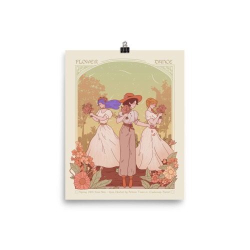 Vintage Flower Dance | Poster | Stardew Valley - 8″×10″