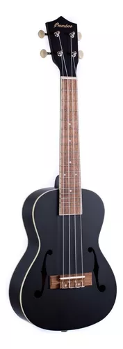 Ukelele Violín Concierto Bamboo U23 Con Funda Color Negro