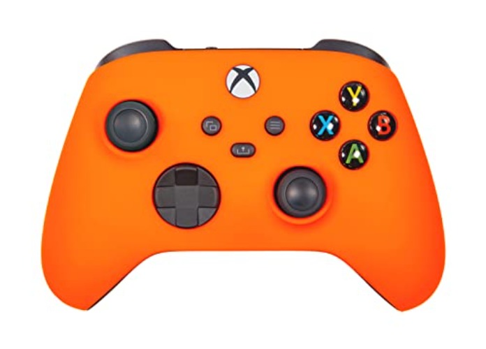Xbox One Series X S Custom Soft Touch Controller - Soft Touch Feel, Added Grip, Neon Orange Color - Compatible with Xbox One, Series X, Series S - ORANGE SX