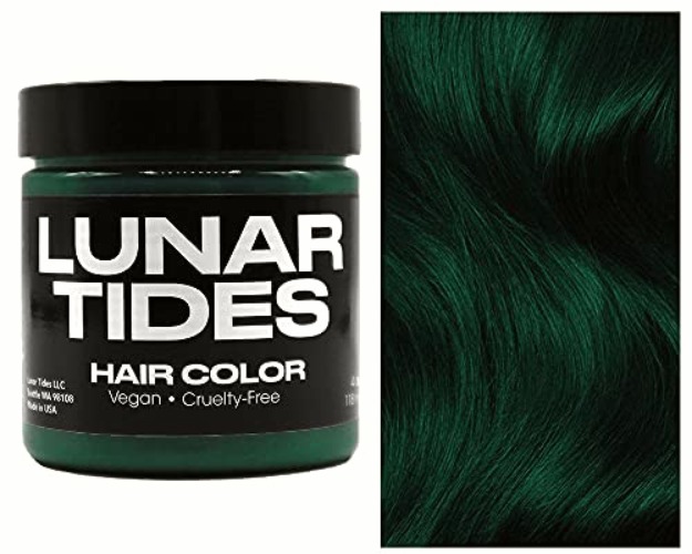 Lunar Tides Semi-Permanent Hair Color (43 colors) (Juniper Green) - 4 Fl Oz (Pack of 1) - Juniper Green