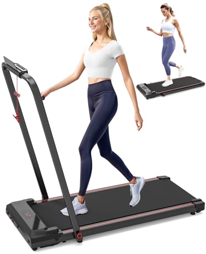 Sperax Walking Pad,Under Desk Treadmill,Treadmills for Home,320 Lb Capacity - Armrest style