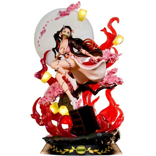 Demon Slayer Figuur Kamado Nezuko, PVC Character Figuur Collection Model Geschenk, Desk Decoration, Birthday Gift Anime Figuur -31cm