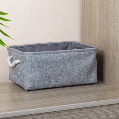 Folding Storage Baskets - Gray / Medium
