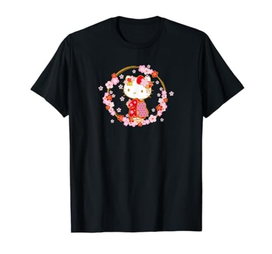 Hello Kitty Cute Cherry Blossom Sakura Season Japan T-Shirt - Kids - Pink - 12 Years
