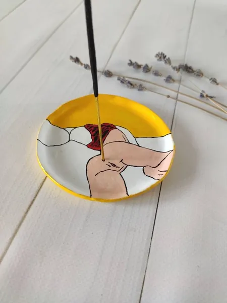 Naked woman incense holder Naked women decor Sexy gifts for him Anniversary gifts for boyfriend