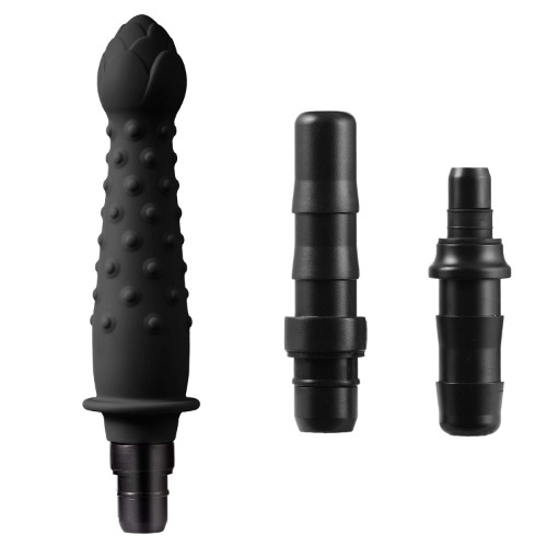 Black Rose Massage Gun Heads , Deep Tissue Massager Attachments, Portable Muscle Massage Gun Accessories for Back Neck Muscle Relieve,Head for Handheld Electric Body Muscle Massager Attachment - 