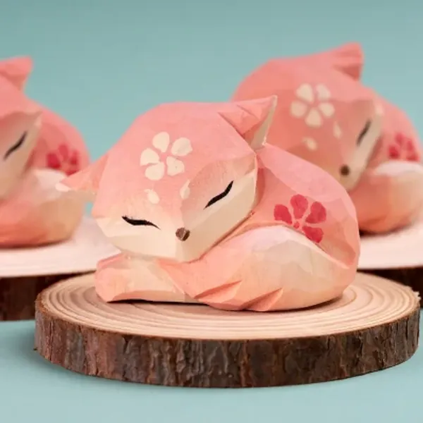 Yae Miko Fox Woodcraft Display | Official Genshin Impact Merch