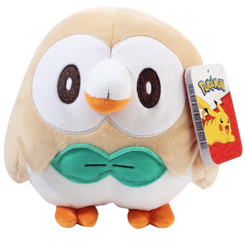 Pokémon Legends: Arceus Rowlet 8" Plush Stuffed Animal Toy - Officially Licensed - Ages 2+