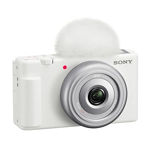 Sony ZV-1F Vlog Camera for Content Creators and Vloggers White - White - Camera Only