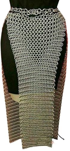 Chain Mail Fancy Long Skirt Aluminum Butted Chainmail Skirt 10 Mm Ring-1