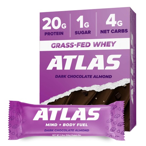 Atlas Protein Bars | 12-count / Dark Chocolate Almond