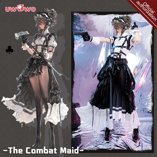 Exclusive authorization Uwowo x AGOTO: The Combat Maid Series ♣ Club Cosplay Costume - Set B（bags）