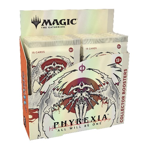 Magic: The Gathering Phyrexia: All Will Be One Collector Booster Box | 12 Packs (180 Magic Cards)