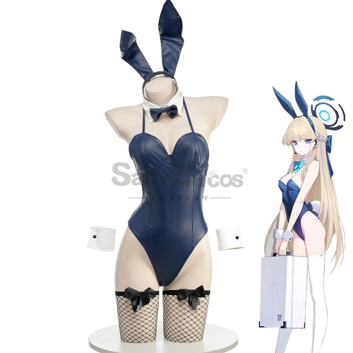 【In Stock】Game Blue Archive Cosplay Toki Black Bunny Girl Cosplay Costume - Free Size