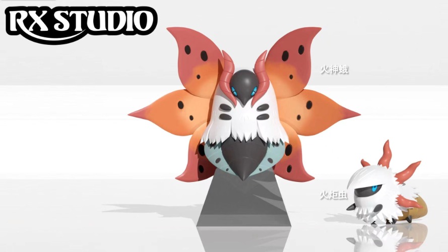 Pokemon Scale World Larvesta Volcarona #636 #637 1:20