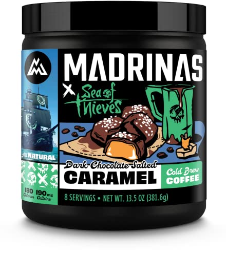 Madrinas x Sea of Thieves | Dark Chocolate Salted Caramel Cold Brew Coffee Powder | 13.5oz (8 Servings)