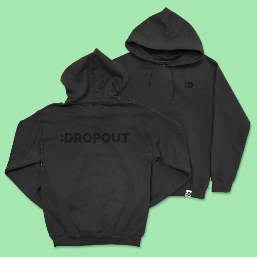 Dropout Blackout Pullover Hoodie | L