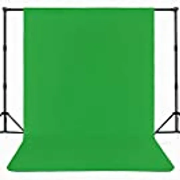WENMER Backdrops, Green Screen Photo Backdrops for Photoshoot, Chromakey Green Photography Backdrops, Background for Photography, 5 x 7 FT