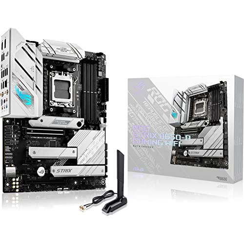 ASUS ROG Strix B650-A Gaming WiFi 6E AM5 (LGA1718) Ryzen 7000 Motherboard(12+2 Power Stages,DDR5,3xM.2 Slots,PCIe® 4.0, 2.5G LAN,WiFi 6E,USB 3.2 Gen 2x2 Type-C® Port) - ATX - ROG STRIX B650-A GAMING WIFI