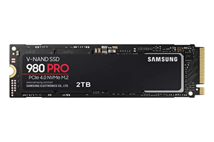 SAMSUNG 980 PRO SSD 2TB PCIe NVMe Gen 4 Gaming M.2 Internal Solid State Drive Memory Card , Maximum Speed, Thermal Control MZ-V8P2T0B/AM - 2TB - 980 PRO