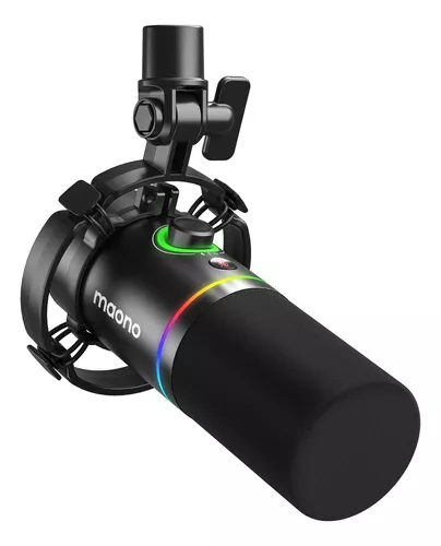 Micrófono Maono PD200X Dinámicos Cardioide color negro