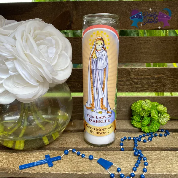 Isabelle ACNH Funny Prayer Candle / Lady of Isabelle Prayer Candle