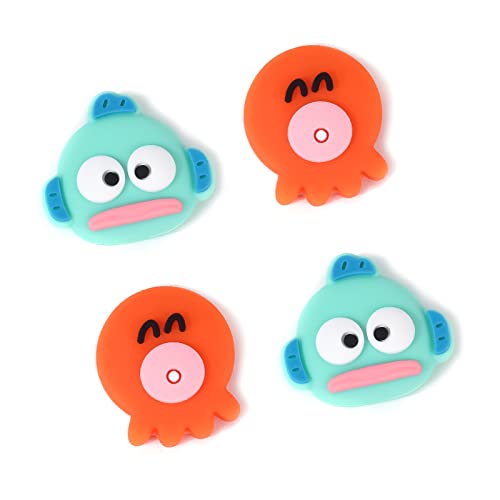 Octopus & Fish Man 4PCS Thumb Grips Caps