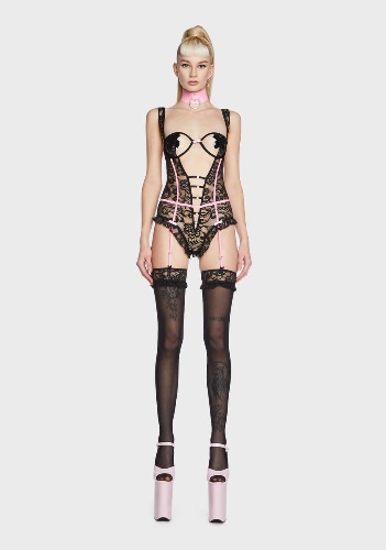 Vamp Lessons Lace Bodysuit | ONE SIZE