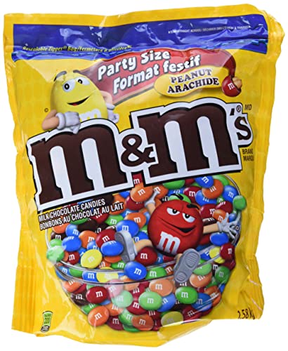 M&M's Fun Size Peanut Chocolate Candy, 1.58 kg - Peanut - 1.5 kg