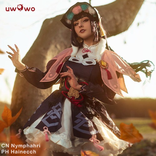Uwowo Game Genshin Impact Liyue Geo Yunjin Cosplay Yun jin Costume | M