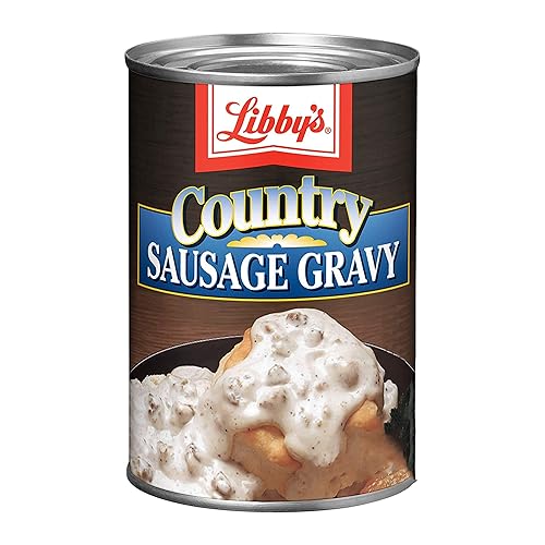 Libby's Country Sausage Gravy, Canned Gravy, 12 - 15 OZ Cans - Country Sausage Gravy - 15 Ounce (Pack of 12)