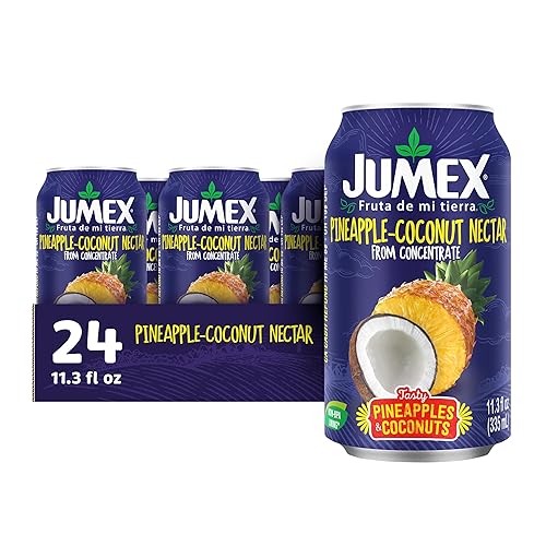 Jumex Pineapple-Coconut Nectar, 11.3 Fl Oz Cans (Pack of 24) - Pineapple-Coconut - 11.3 Fl Oz (Pack of 24)