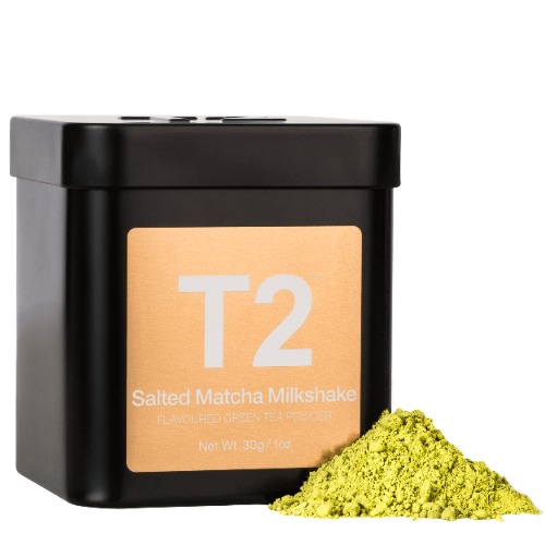T2 Tea Salted Matcha Milkshake Green Tea in Tin, 30 g - 30 g (Pack of 1)
