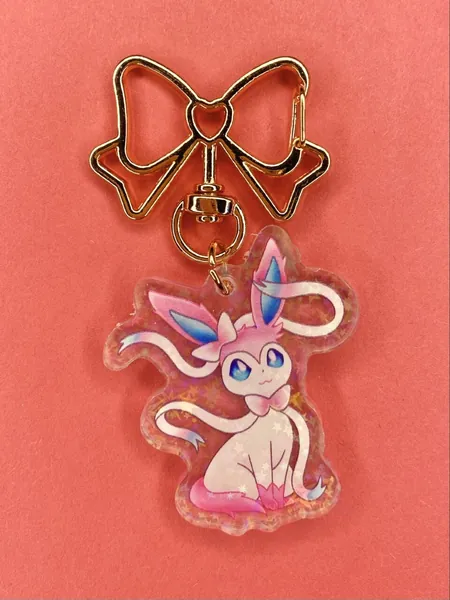 Sylveon Keychain (Star Holographic)