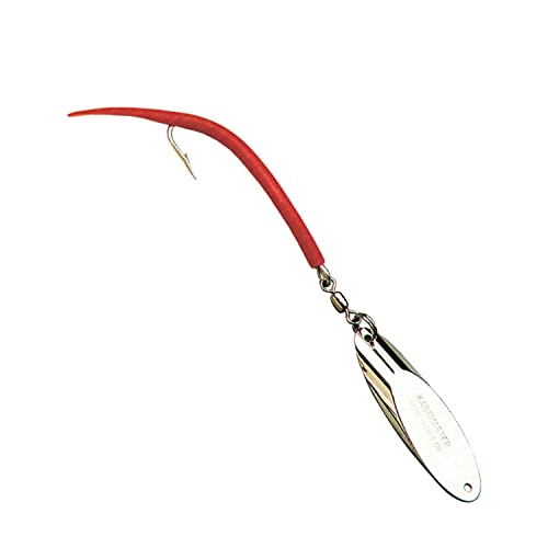 acme Kastmaster Lure with Tube - 1 & 1/2-Ounce - Chrome/Red