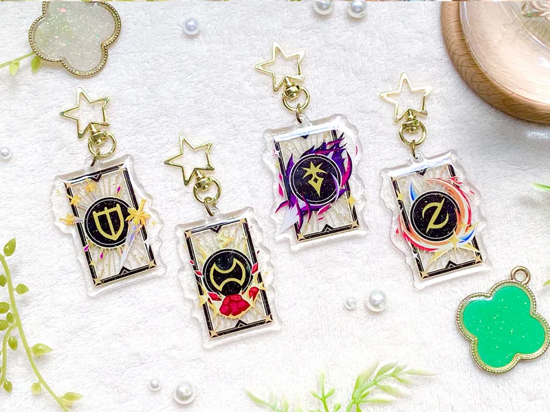 FFXIV Warrior Acrylic Job Keychain