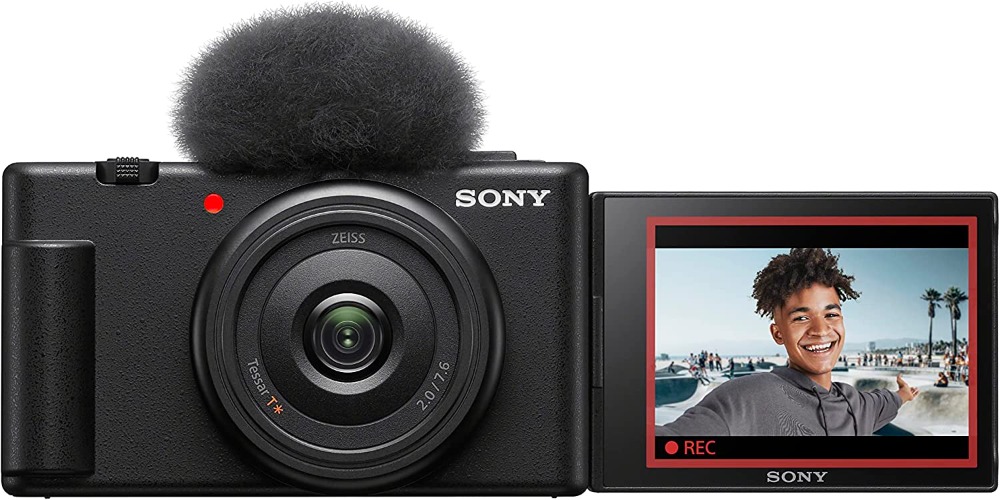 Sony ZV-1F Vlog Camera for Content Creators and Vloggers - Black Camera Only