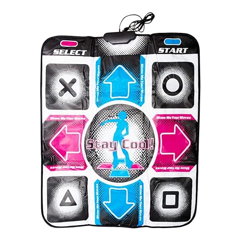 MAYOKIAAR Dance Pad, Dancing Mat for Dance Dance Revolution (DDR) Non-Slip Sensitive USB Dance Blanket for PC Laptop Video Game, Gifts for Girls Boys(size:37.01'' x 32.28'' x 0.43'')