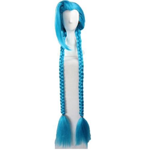 League of Legends LoL Jinx Hair Carnival Halloween Party Props Cosplay Wig | Default Title