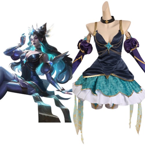 League of Legends - Syndra Star Guardian Cosplay Costume Outfits Halloween Carnival Party Suit | Female / S