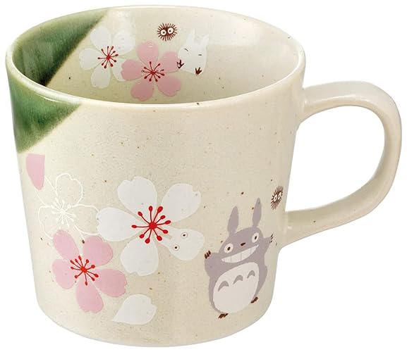 Studio Ghibli - My Neighbor Totoro - Sakura/Cherry Blossom, Skater Traditional Japanese Porcelain Dish Series - Mug